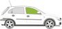Afbeelding van Zijruit rechts Opel Corsa 5 deurs 