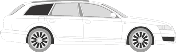 Afbeelding van Zijruit rechts Audi A6 Avant (DONKERE RUIT)