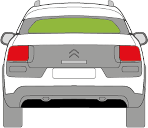 Afbeelding van Achterruit Citroën C4 Cactus