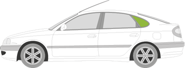 Afbeelding van Zijruit links Toyota Avensis 5 deurs