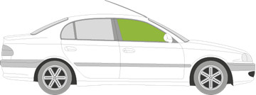 Afbeelding van Zijruit rechts Toyota Avensis sedan