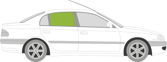 Afbeelding van Zijruit rechts Toyota Avensis sedan