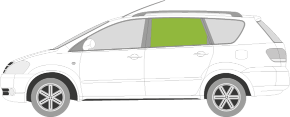 Afbeelding van Zijruit links Toyota Avensis Verso