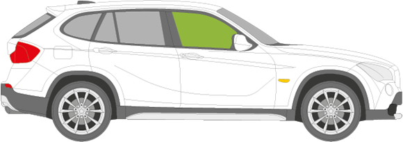 Afbeelding van Zijruit rechts BMW X1 