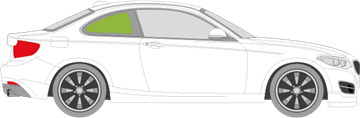 Afbeelding van Zijruit rechts BMW 2-serie 2 deurs coupé