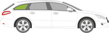 Afbeelding van Zijruit rechts Peugeot 508 SW
