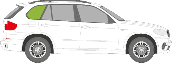 Afbeelding van Zijruit rechts BMW X5 