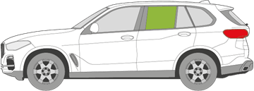 Afbeelding van Zijruit links BMW X5 