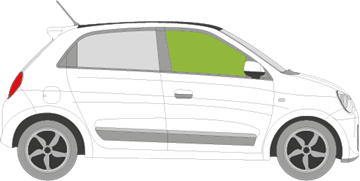 Afbeelding van Zijruit rechts Renault Twingo