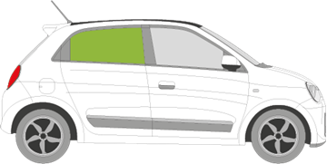 Afbeelding van Zijruit rechts Renault Twingo