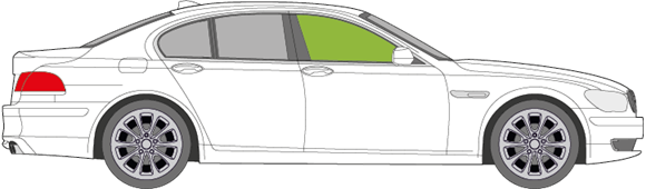 Afbeelding van Zijruit rechts BMW 7-serie