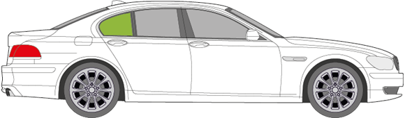 Afbeelding van Zijruit rechts BMW 7-serie