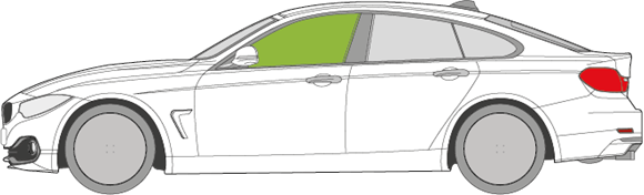 Afbeelding van Zijruit links BMW 4-serie 4 deurs coupé 