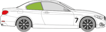 Afbeelding van Zijruit rechts BMW 4-serie cabrio 