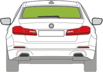 Afbeelding van Achterruit BMW 5-serie sedan
