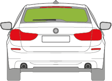 Afbeelding van Achterruit BMW 5-serie break