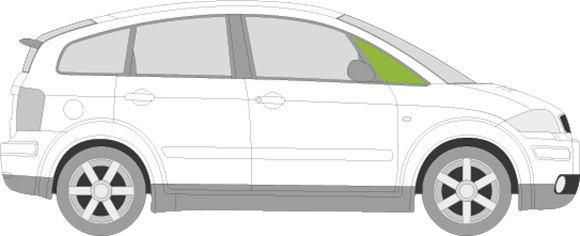 Afbeelding van Zijruit rechts Audi A2