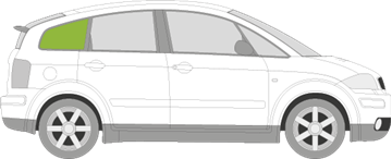 Afbeelding van Zijruit rechts Audi A2