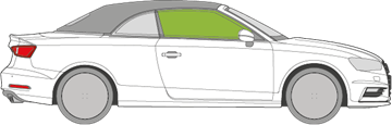 Afbeelding van Zijruit rechts Audi A3 cabrio 