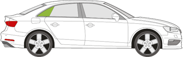 Afbeelding van Zijruit rechts Audi A3 Limousine 