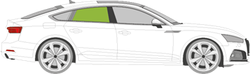 Afbeelding van Zijruit rechts Audi A5 sportback