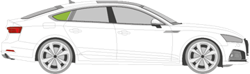 Afbeelding van Zijruit rechts Audi A5 sportback