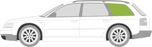 Afbeelding van Zijruit links Audi A6 Avant 