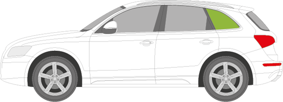 Afbeelding van Zijruit links Audi Q5 