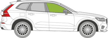 Afbeelding van Zijruit rechts Volvo XC60 