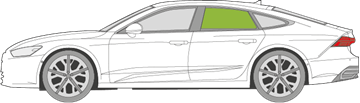 Afbeelding van Zijruit links Audi A7 