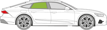 Afbeelding van Zijruit rechts Audi A7 