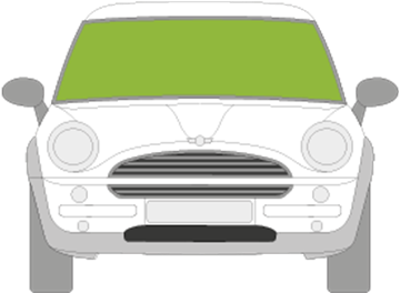 Afbeelding van Voorruit Mini Cabrio sensor verwarmd