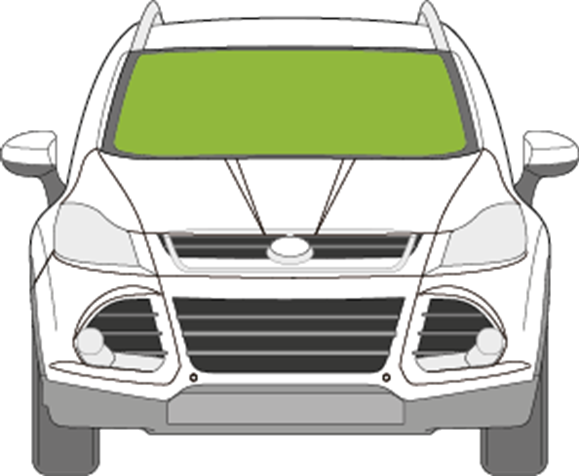 Afbeelding van Voorruit Ford Kuga 2012-2015 sensor verwarmd