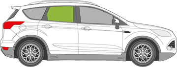 Afbeelding van Zijruit rechts Ford Kuga 