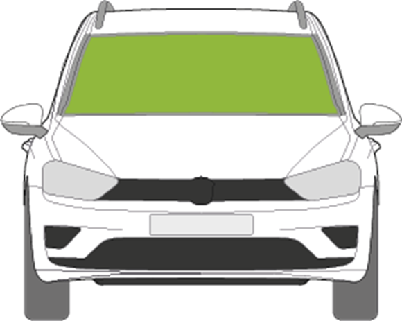 Afbeelding van Voorruit Volkswagen Golf Sportsvan 2014-2016 sensor camera