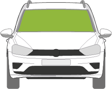 Afbeelding van Voorruit Volkswagen Golf Sportsvan 2016- sensor camera