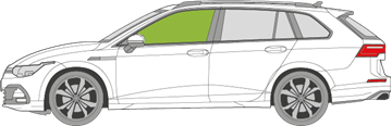 Afbeelding van Zijruit links VW Golf Variant 