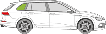 Afbeelding van Zijruit rechts VW Golf Variant  