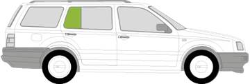 Afbeelding van Zijruit rechts Volkswagen Golf break