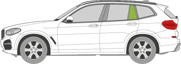 Afbeelding van Zijruit links BMW iX3 