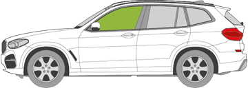 Afbeelding van Zijruit links BMW X3