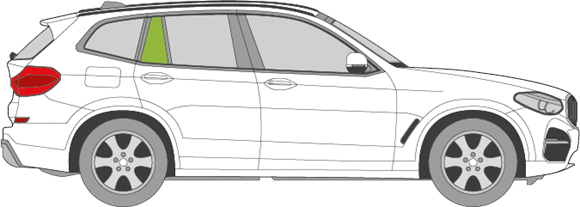 Afbeelding van Zijruit rechts BMW iX3 