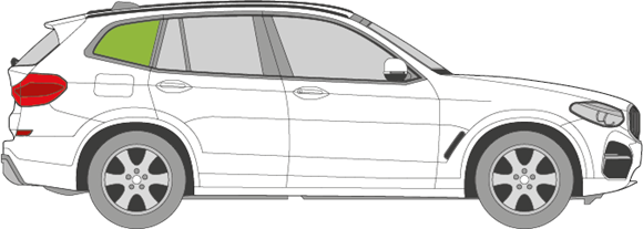 Afbeelding van Zijruit rechts BMW iX3 