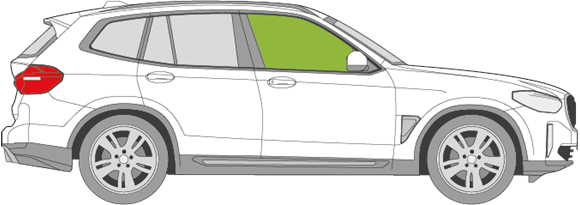 Afbeelding van Zijruit rechts BMW iX3