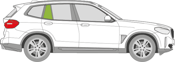 Afbeelding van Zijruit rechts BMW iX3 