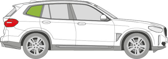 Afbeelding van Zijruit rechts BMW iX3 