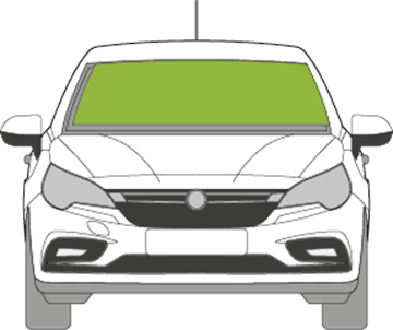 Afbeelding van Voorruit Opel Astra 5 deurs 2019-2021 sensor/camera/verwarmd 