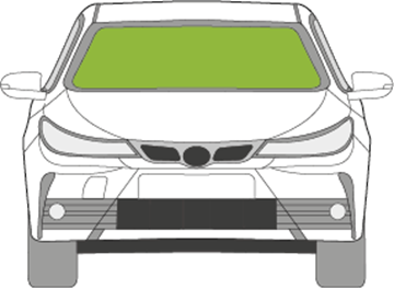 Afbeelding van Voorruit Toyota Corolla sedan sensor/verwarmde camera/DAB antenne