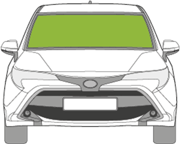 Afbeelding van Voorruit Toyota Corolla 5 deurs 