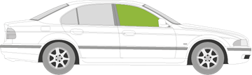 Afbeelding van Zijruit rechts BMW 5-serie sedan